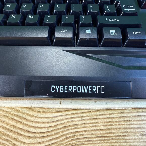 NIB Multimedia Gaming Key Board CyberpowerPc Quick Access Multimedia Keys - Picture 6 of 10